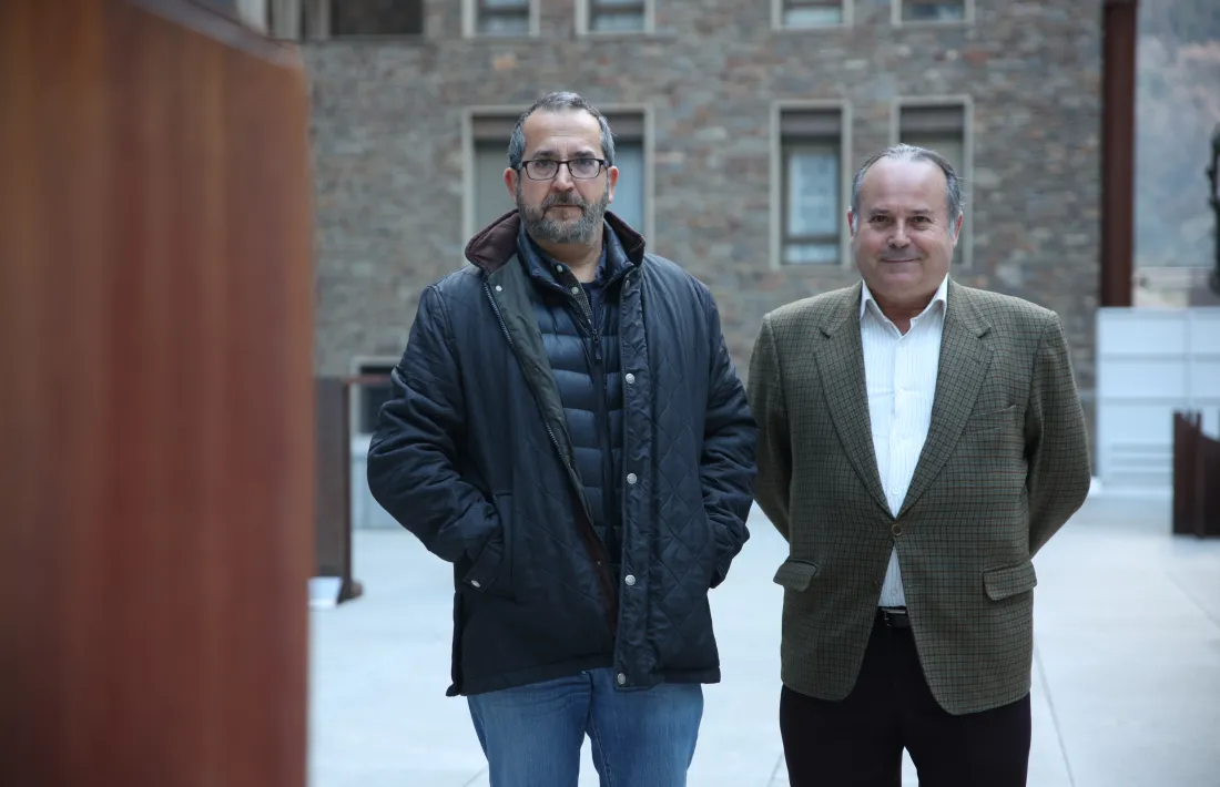 Josep Anton Vila i Javier Faus, representants del CRE.