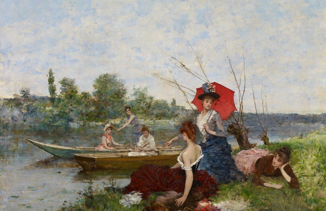 ‘Atenció a la parella que fan ‘Paseig amb barca’, de Francsc Miralles (1888) i ‘Arcalina’, de Cuixart (1987), un dels setze vincles de l’exposició.