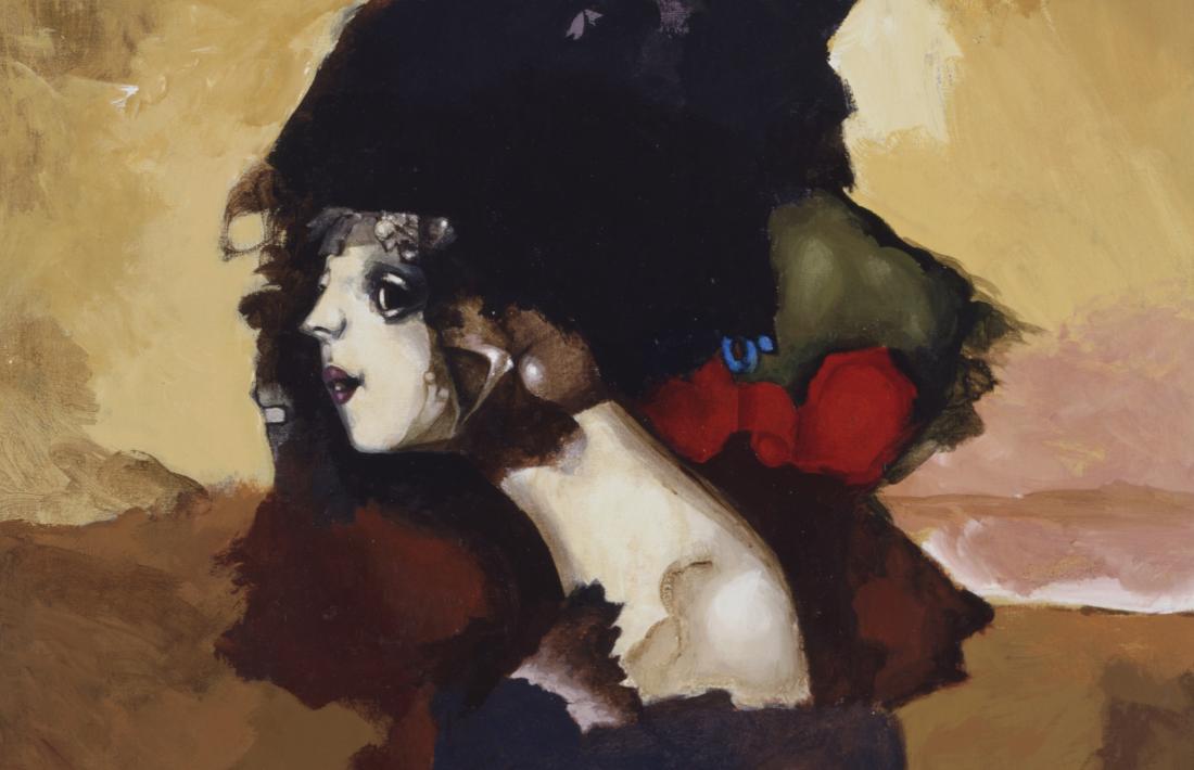 ‘Atenció a la parella que fan ‘Paseig amb barca’, de Francsc Miralles (1888) i ‘Arcalina’, de Cuixart (1987), un dels setze vincles de l’exposició.