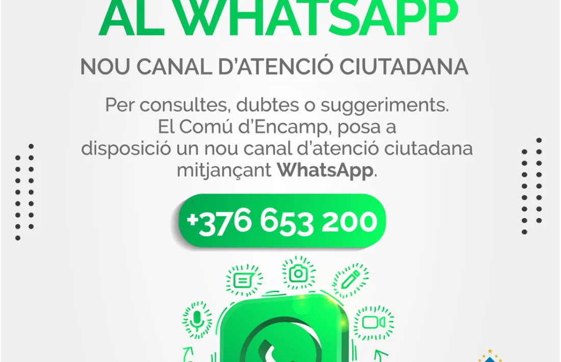 El canal d'atenció ciutadana d'Encamp.