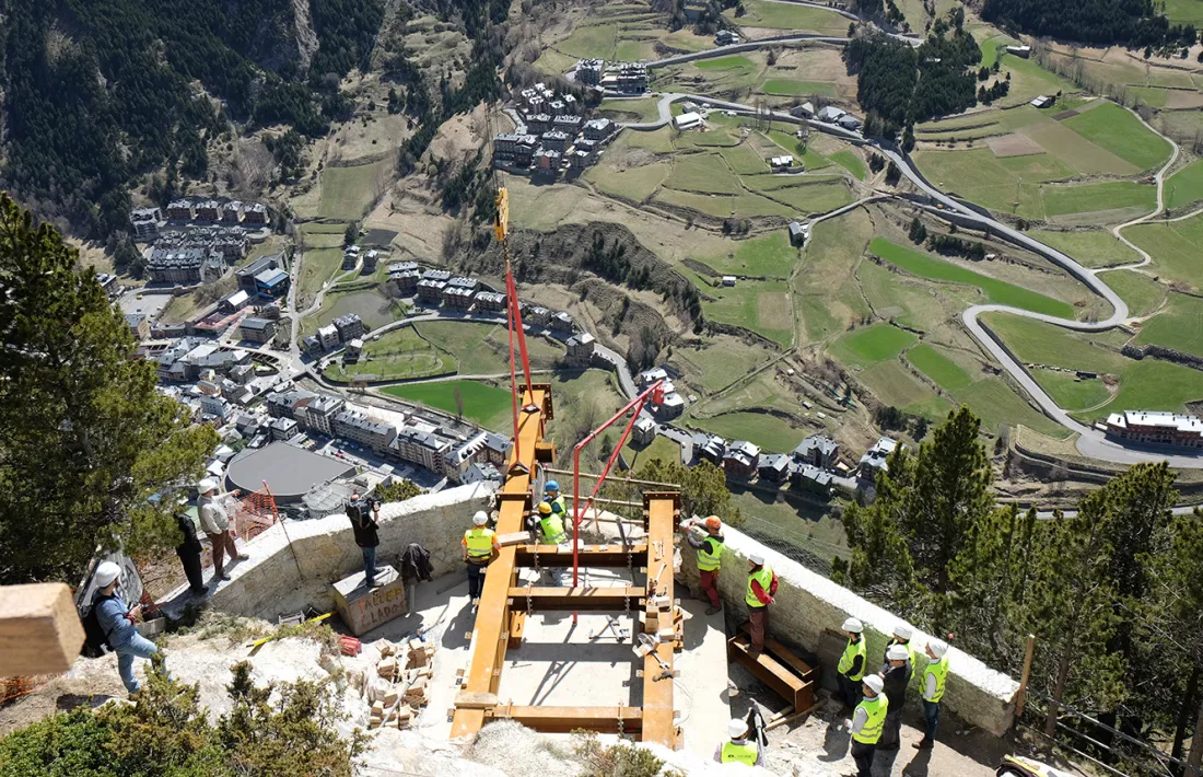 El nou mirador del Roc del Quer de Canillo obre portes aquest dissabte