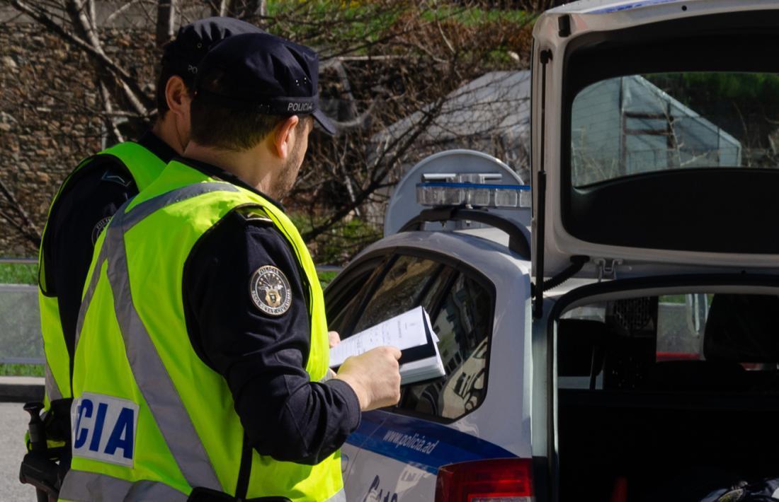 Un control de la policia.