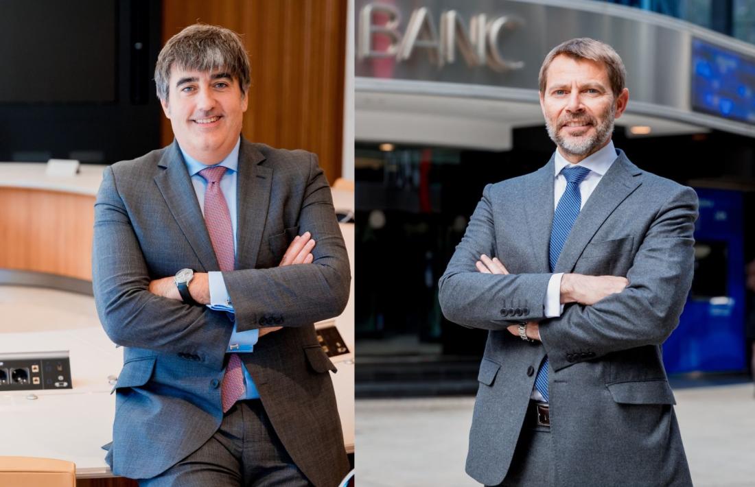 Carlos Aso, el nou president i Lluís Alsina, el nou vicepresident.