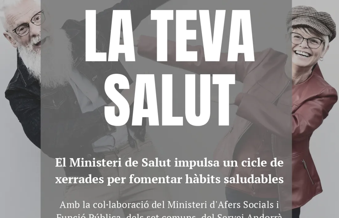 El cartell de l'acció impulsada pel ministeri de Salut.