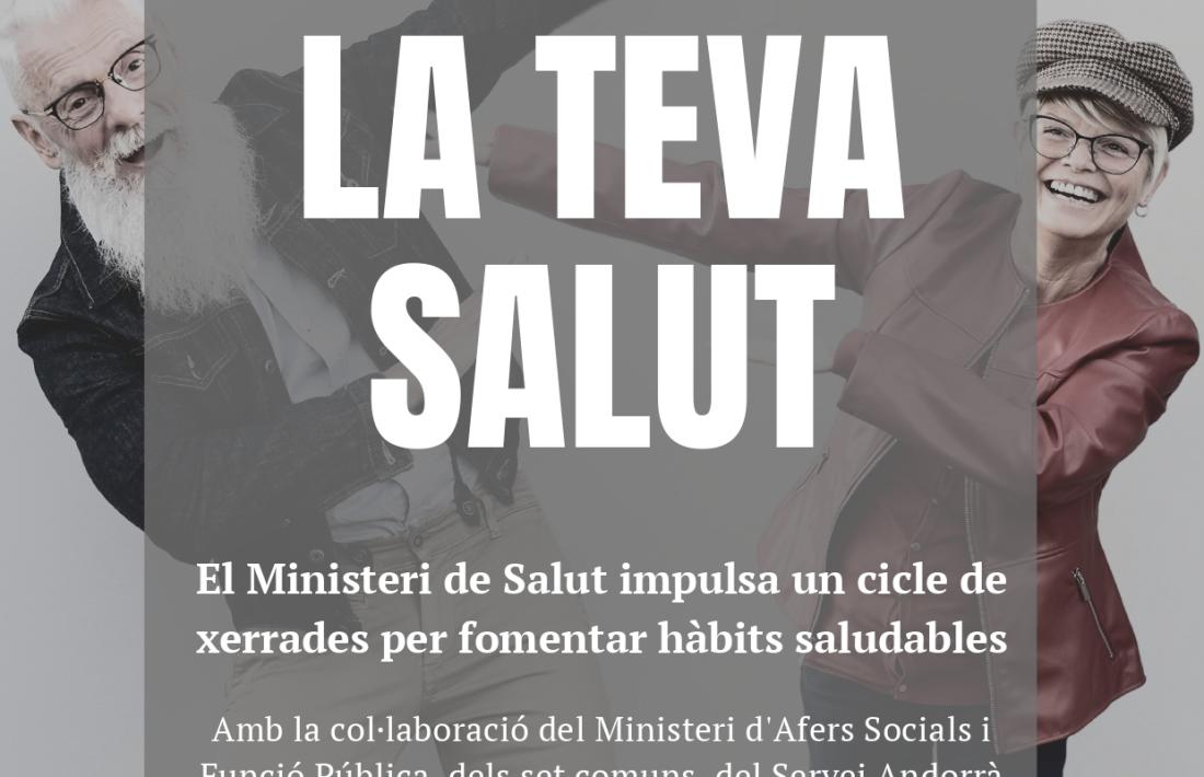 El cartell de l'acció impulsada pel ministeri de Salut.
