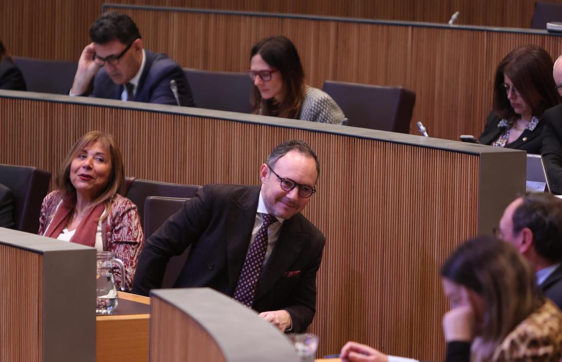 El cap de Govern, Xavier Espot, al Consell General.