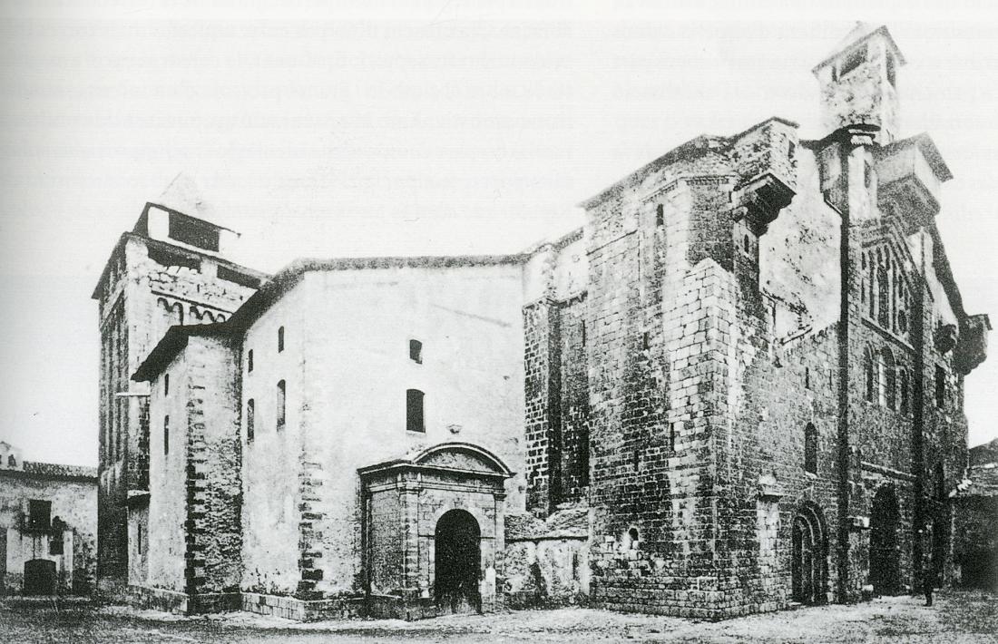   Aspecte del conjunt catedralici cap al 1884.