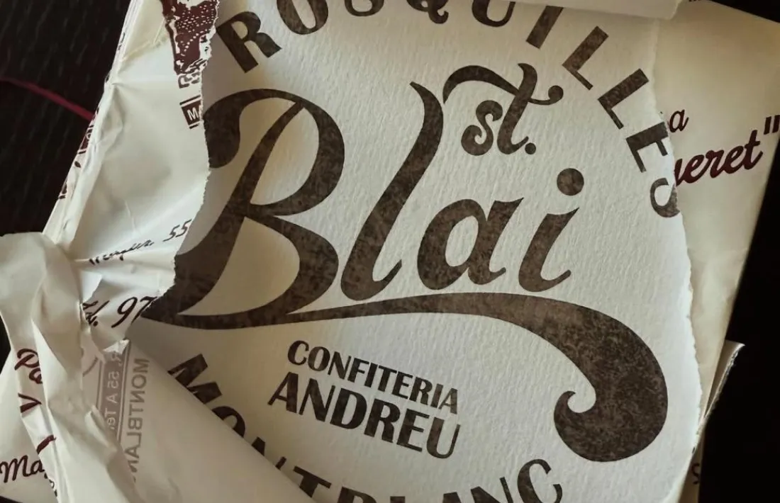 La pastisseria Andreu es va fundar el 1841, les rosquilles son una creació de la quarta generació de la família, als anys 40.