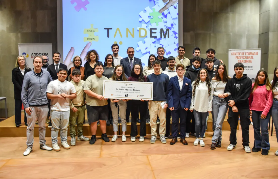 Els participants en la novena edició del projecte Tàndem.