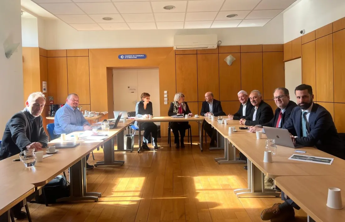 La reunió de la CCIS i la CEA amb els seus homòlegs de l'Arieja que va tenir lloc aquest dimarts.