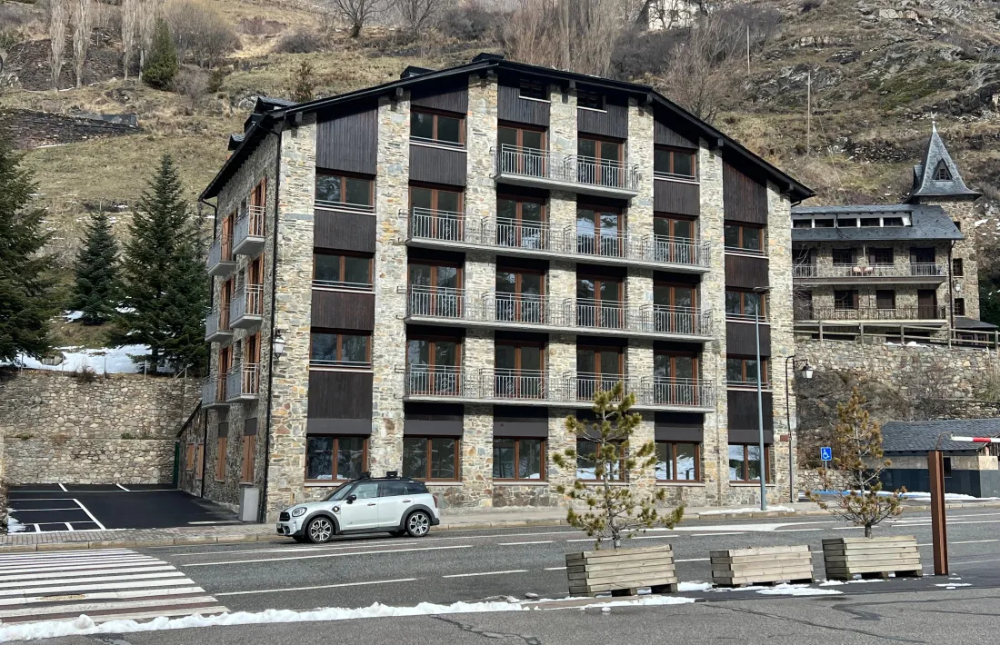 L'edifici de pisos de lloguer assequible de Canillo.