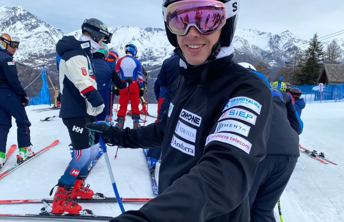 Roger Puig, a Bardonecchia.