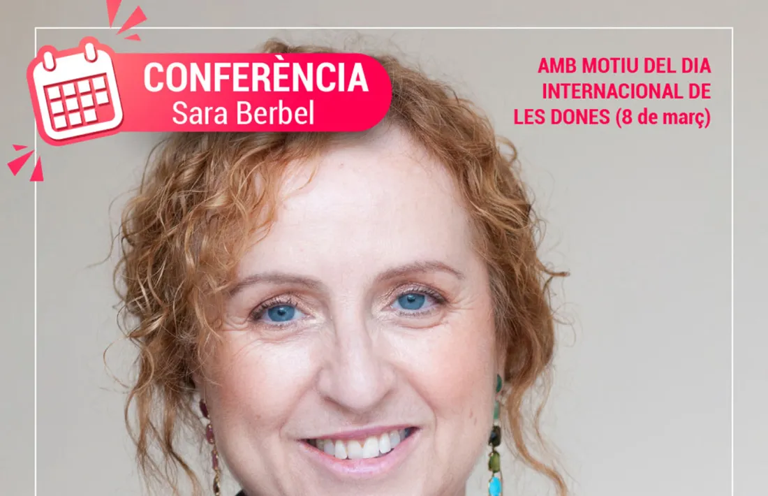 Cartell de la conferència de Sara Berbel.