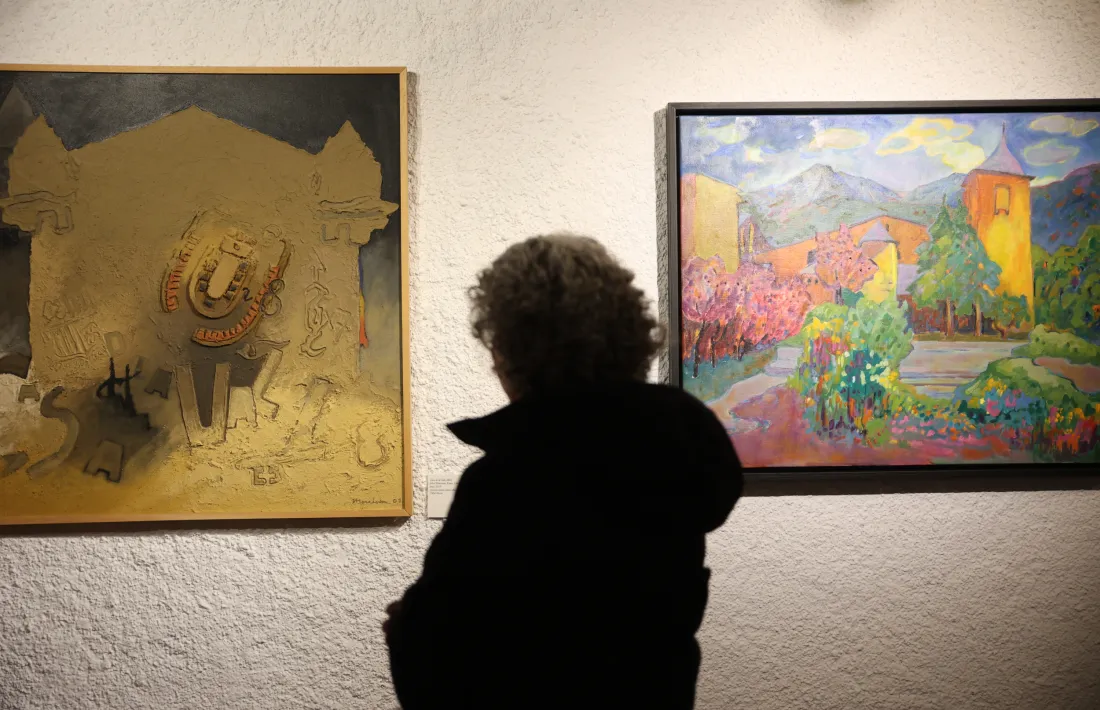 Casa de la Vall’, de John Morrison, i ‘Sol de tarda’, de Carme Massana.