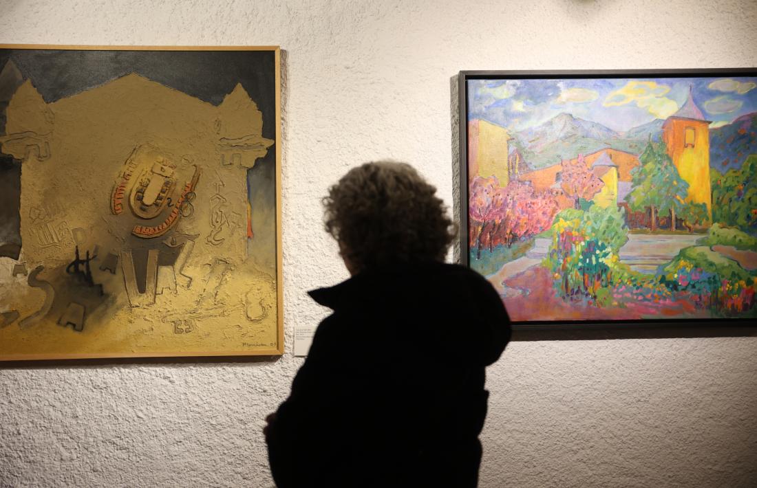 Casa de la Vall’, de John Morrison, i ‘Sol de tarda’, de Carme Massana.