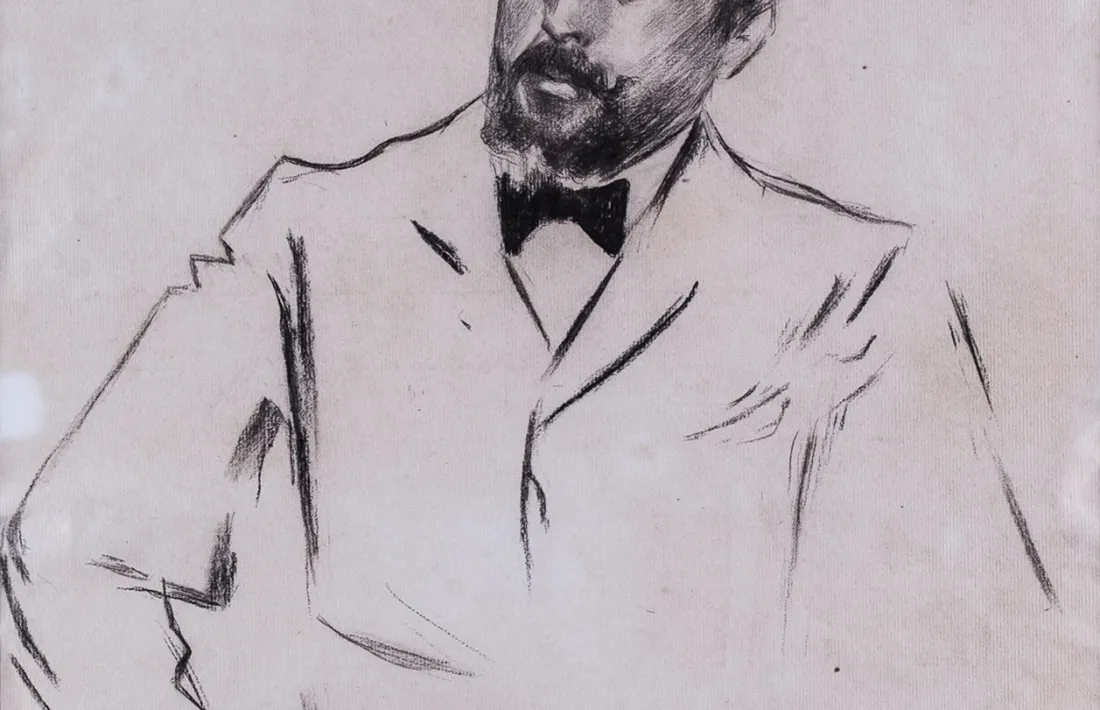 Marian Vayreda, segons Ramons Casas, poc abans de morir, el 1904. Marinada publica ‘La fi del Renegat i altres narracions’, recull de relats de l’autor de ‘La punyalada’, a partir de dilluns a les llibreries