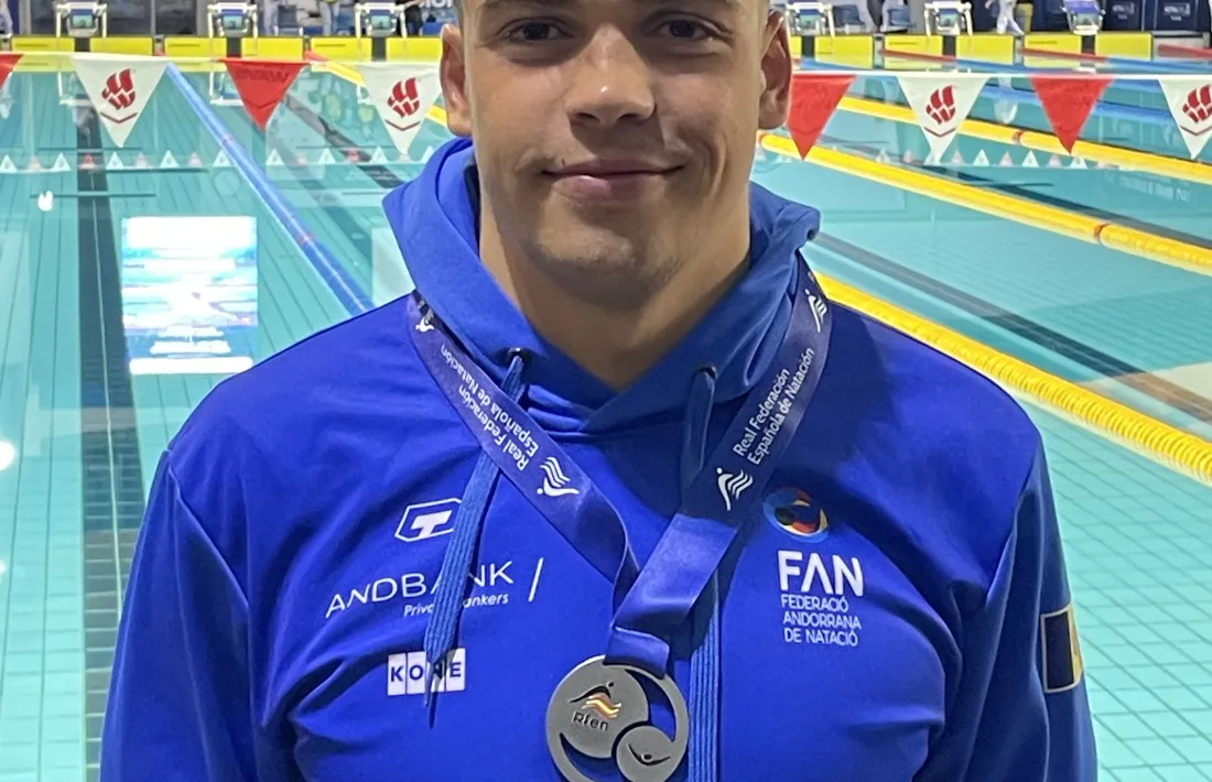 Kevin Teixeira, amb la plata.