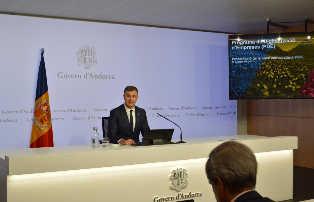 Marc Rossell ha presentat la nova convocatòria del Programa de Digitalització d’Empreses.