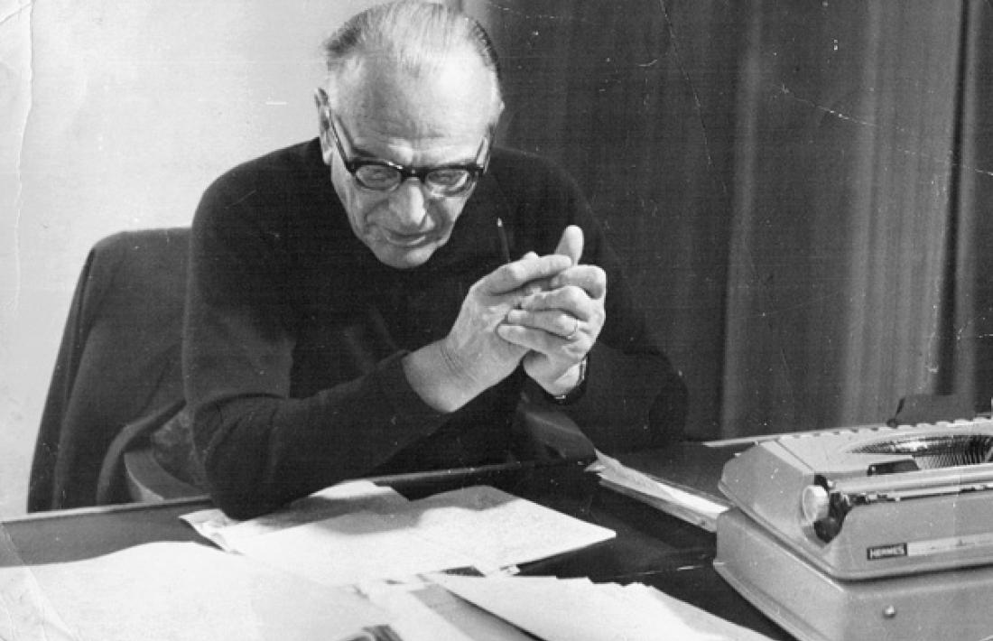 L'escriptor rus Konstantin Paustovski (Moscou, 1892-1968). 