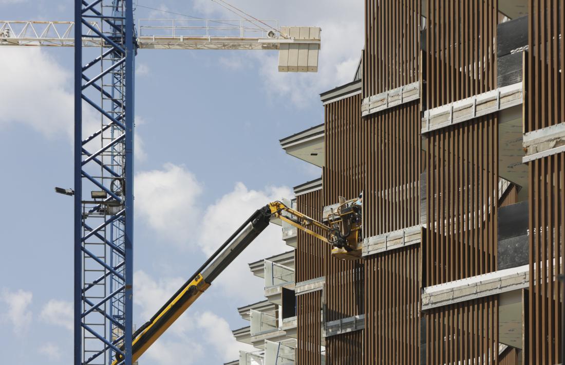 La construcció és el sector amb més accidents, 814, i amb més baixes laborals, 545.