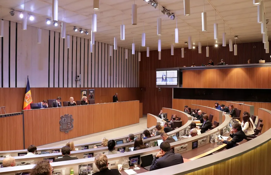 Una sessió del Consell General.