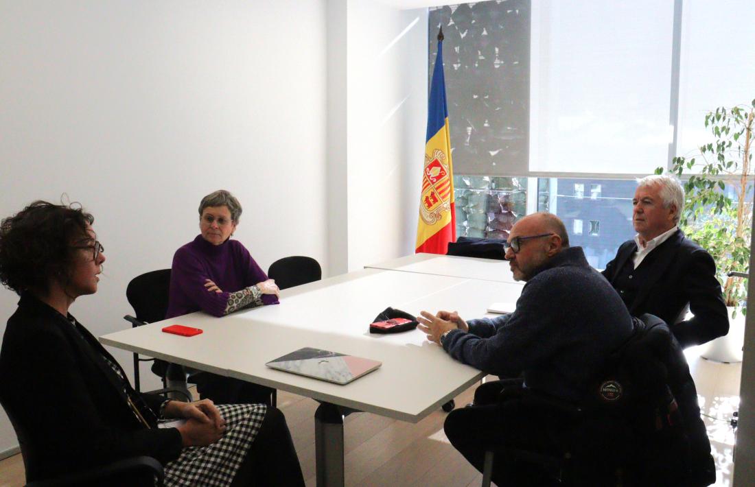 Reunió del PS amb els sindicats.