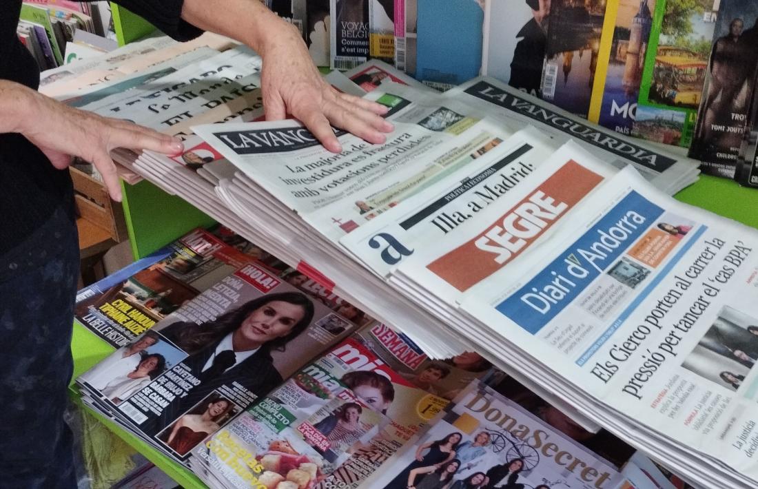 El quiosc de La Trenca, divendres de la setmana passada.