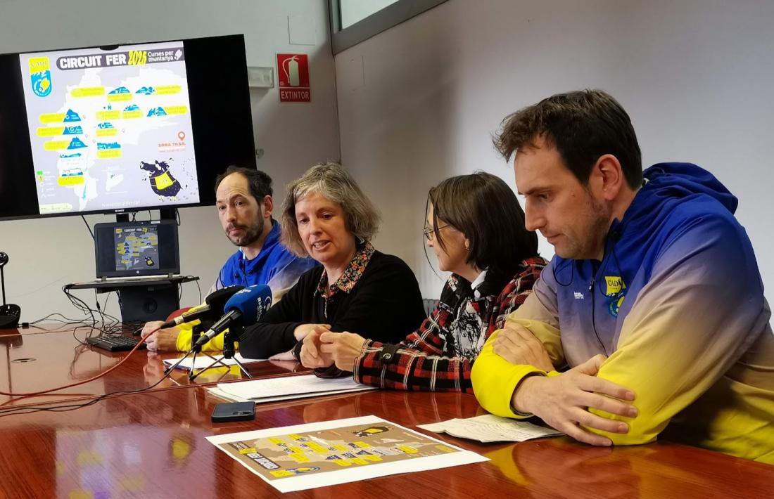 Un moment de la presentació de les proves. 