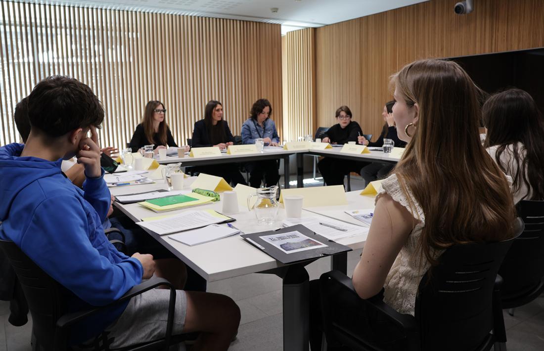 Participants en el 23è Consell General dels joves.