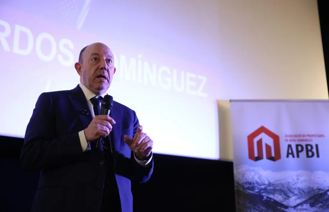 Gonzalo Bernardos, durant la xerrada d'aquest matí als Cinemes Illa.