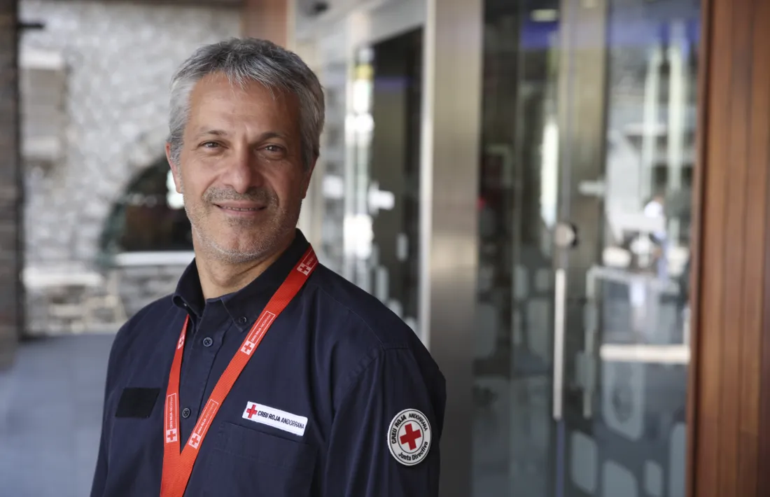 El fins ara director de la Creu Roja Andorrana, Jordi Fernández.