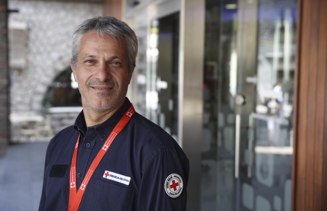El fins ara director de la Creu Roja Andorrana, Jordi Fernández.