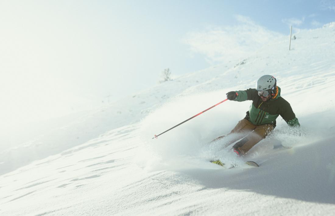 Un esquiador a Grandvalira.