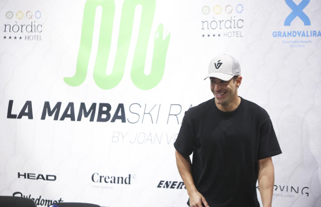 Joan Verdú va presentar ahir la segona edició de 'La Mamba Ski Race by Joan Verdú'.