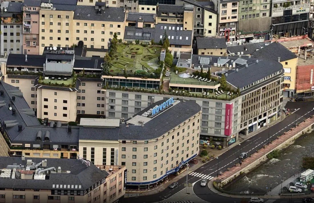 Una imatge d'Andorra la Vella.