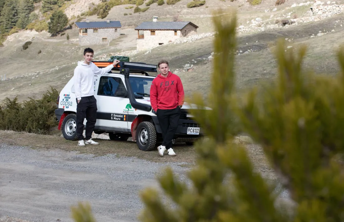 Diogo Moura i Pau González, amb el seu Fiat Panda 4x4 totalment tunejat, participaran per primer cop en el Panda Raid del Marroc.