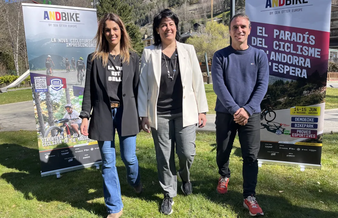 Un moment de la presentació d’ANDBike.