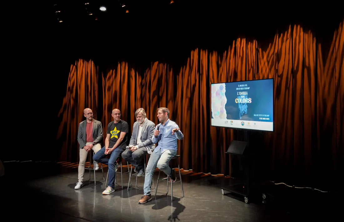 Joan Sans, Albert Gumi, Gil Blasi i Hèctor Romance han presentat aquest matí el projecte.