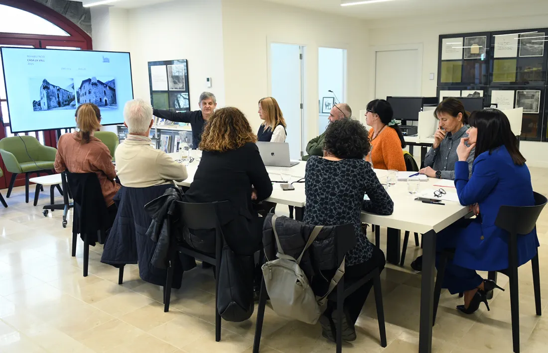 La darrera reunió del Consell Assessor de Patrimoni Cultural.