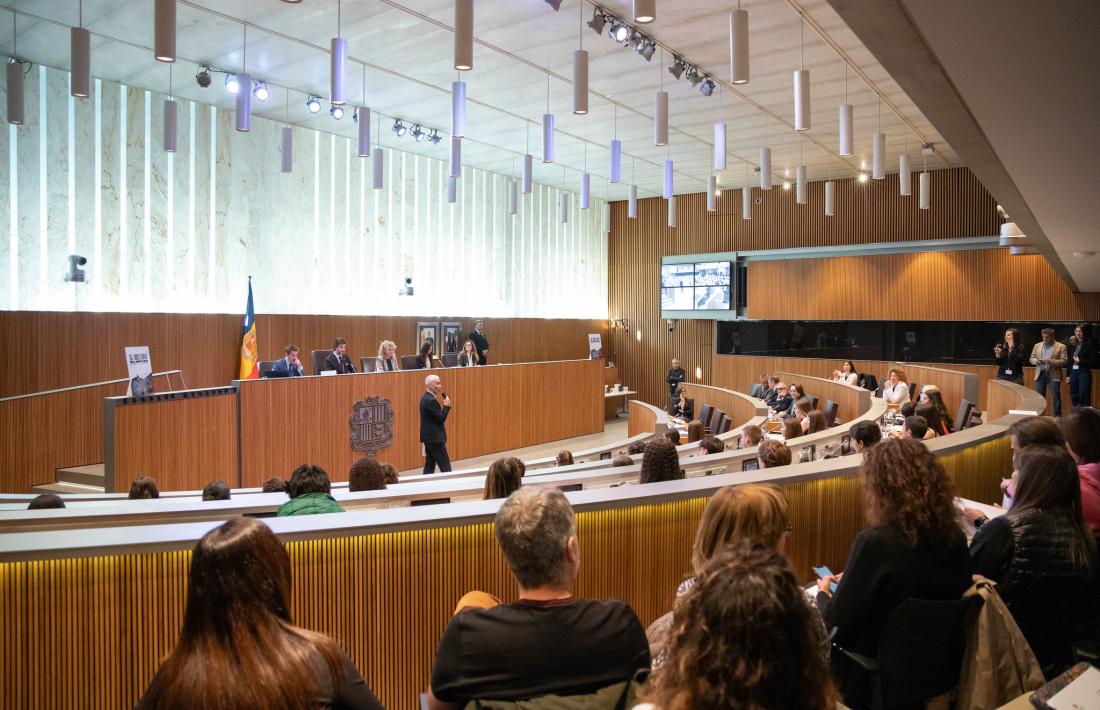 Un moment de la celebració del 23è Consell General dels Joves