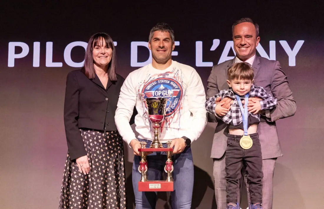 Cristian España, millor pilot de l'any.