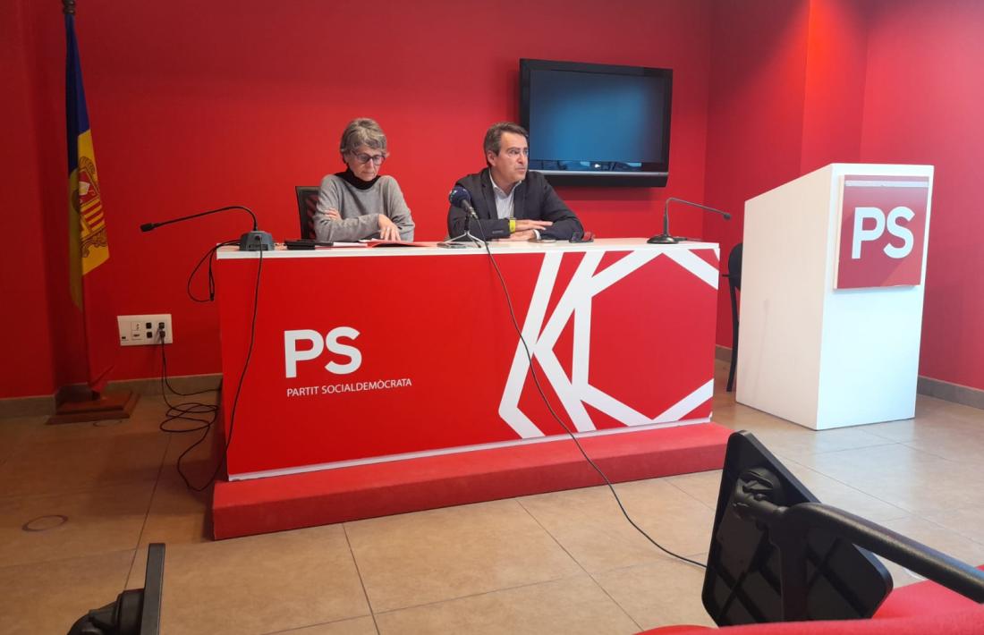 La roda de premsa per abordar el tema de la nacionalitat ha tingut lloc a la seu del PA aquest matí.