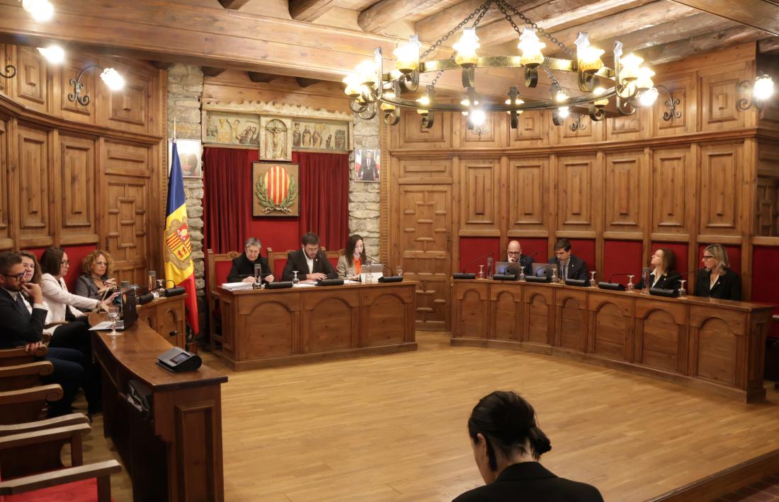 La sessió del Consell de Comú lauredià.