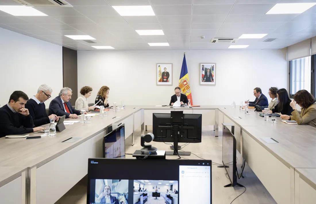 La reunió del pacte d’estat per l’acord d’associació entre Andorra i la UE d’ahir.