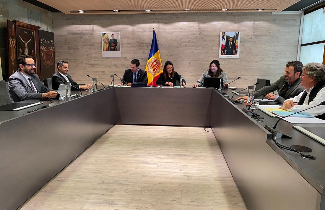 La sessió del Consell de Comú d'Ordino.
