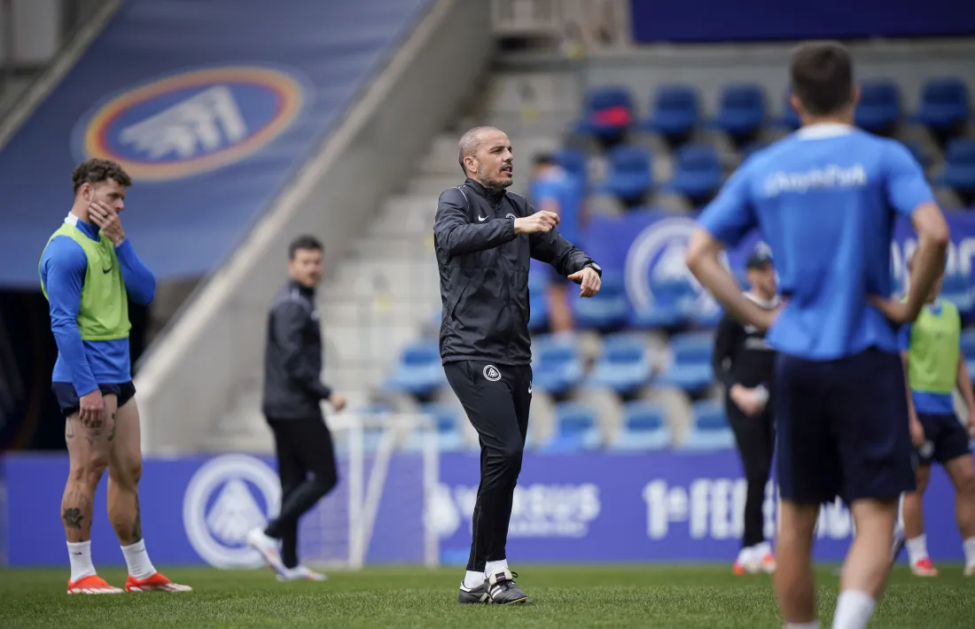 Albert ‘Beto’ Company, entrenador de l’FC Andorra, té clar que han de sumar tots els punts en joc per assolir l’objectiu.