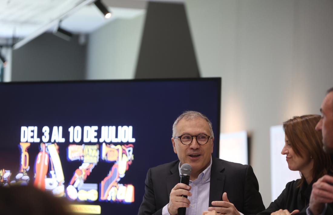 Valentí Closa, conseller de Cultura del Comú d’Escaldes, durant la presentació d’avui.