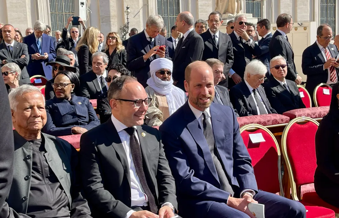 El cap de Govern, Xavier Espot, durant el funeral.