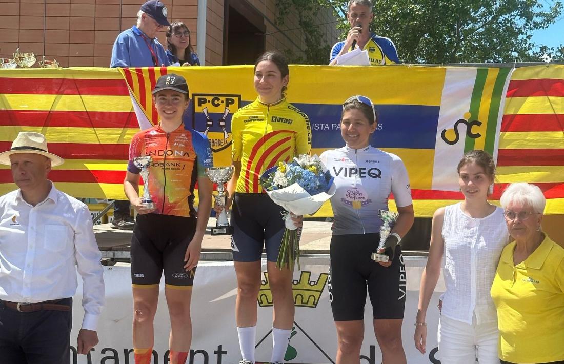 Isis Baraldés, al podi de Sabadell.