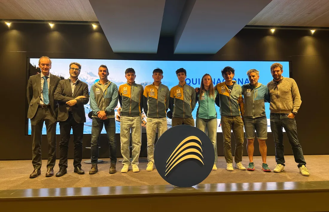 L’equip nacional de l’esquí de la muntanya de la FAM, a MoraBanc.